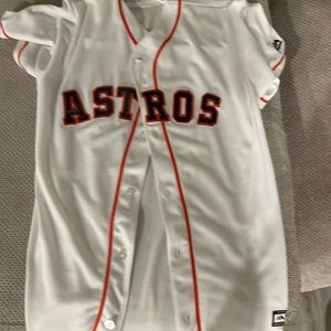 It is a white astros jersey